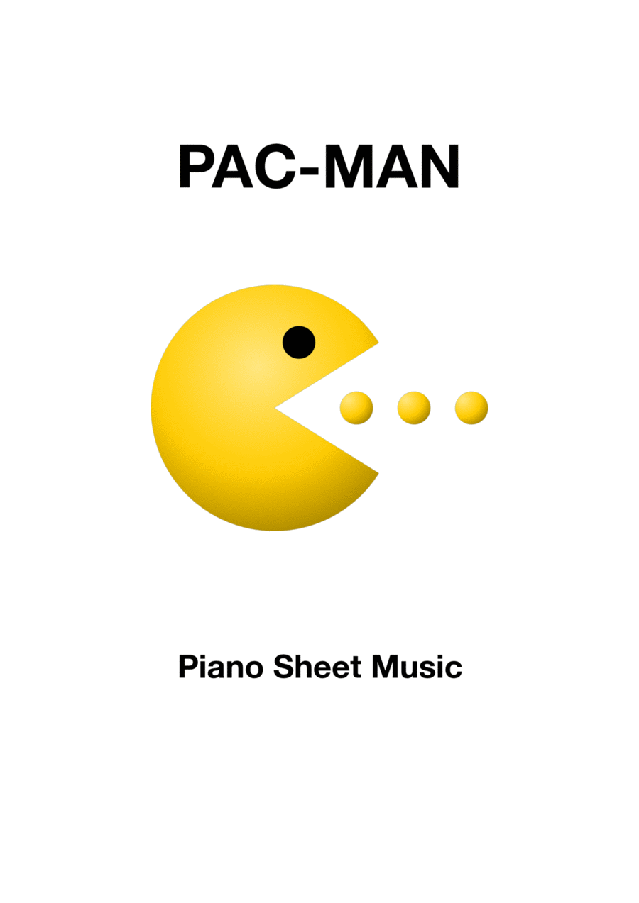 Pac Man Piano Solo scores gallery preview page 1
