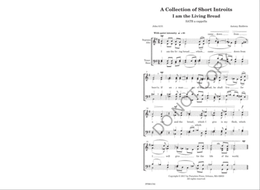 A Collection of Short Introits 4-Part scores gallery preview page 4