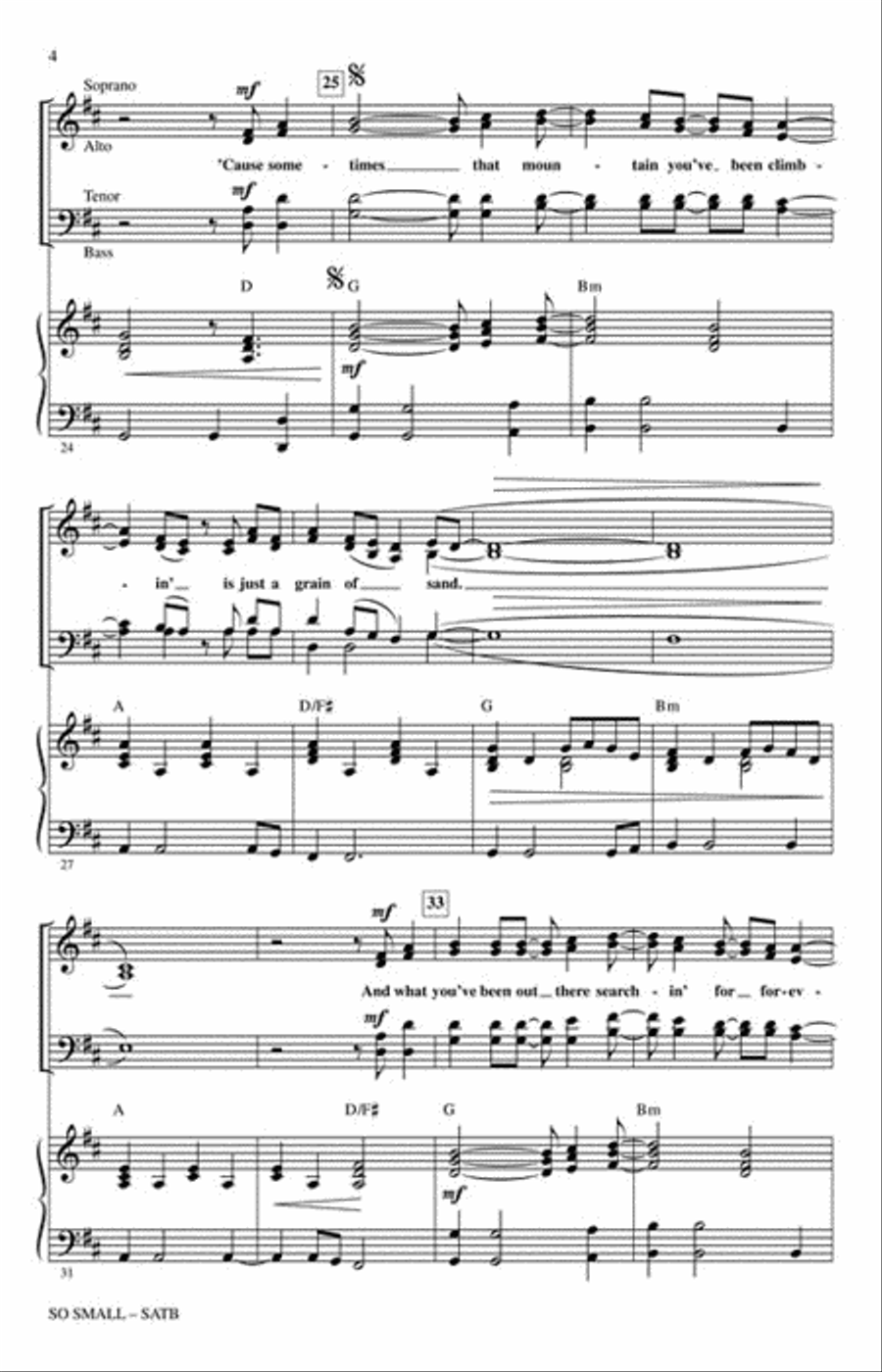 So Small 4-Part scores gallery preview page 2