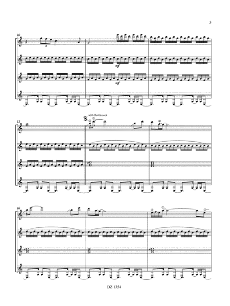 Pop Styles - Guitar Lounge Guitar Ensemble scores gallery preview page 3