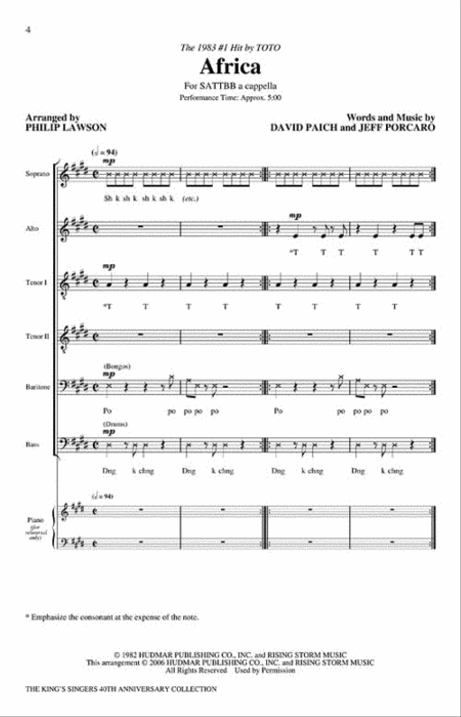 The King's Singers 40th Anniversary Collection Divisi scores gallery preview page 2