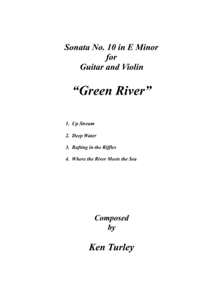 Duo Sonata No. 10 for Guitar and Viola "Green River"