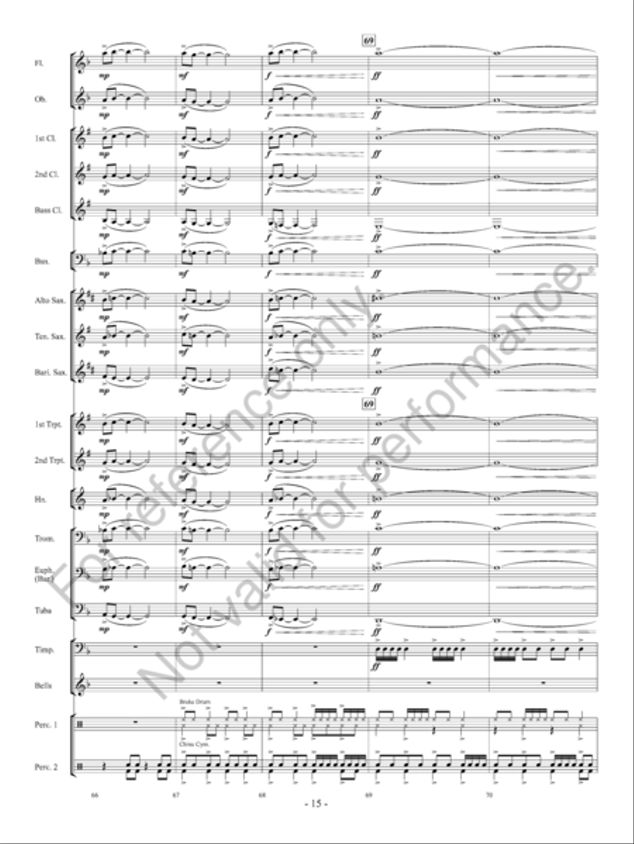 Factory Riffs Concert Band scores gallery preview page 16