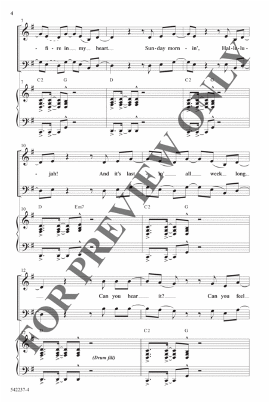 Old Church Choir - Anthem Choir scores gallery preview page 3