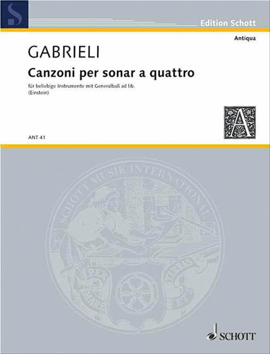 Canzoni Per Sonara a Quattro “La Spiritata” 4-Part scores gallery preview page 1