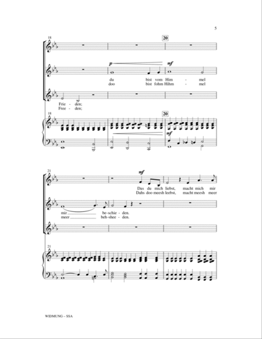 Widmung SSA scores gallery preview page 5