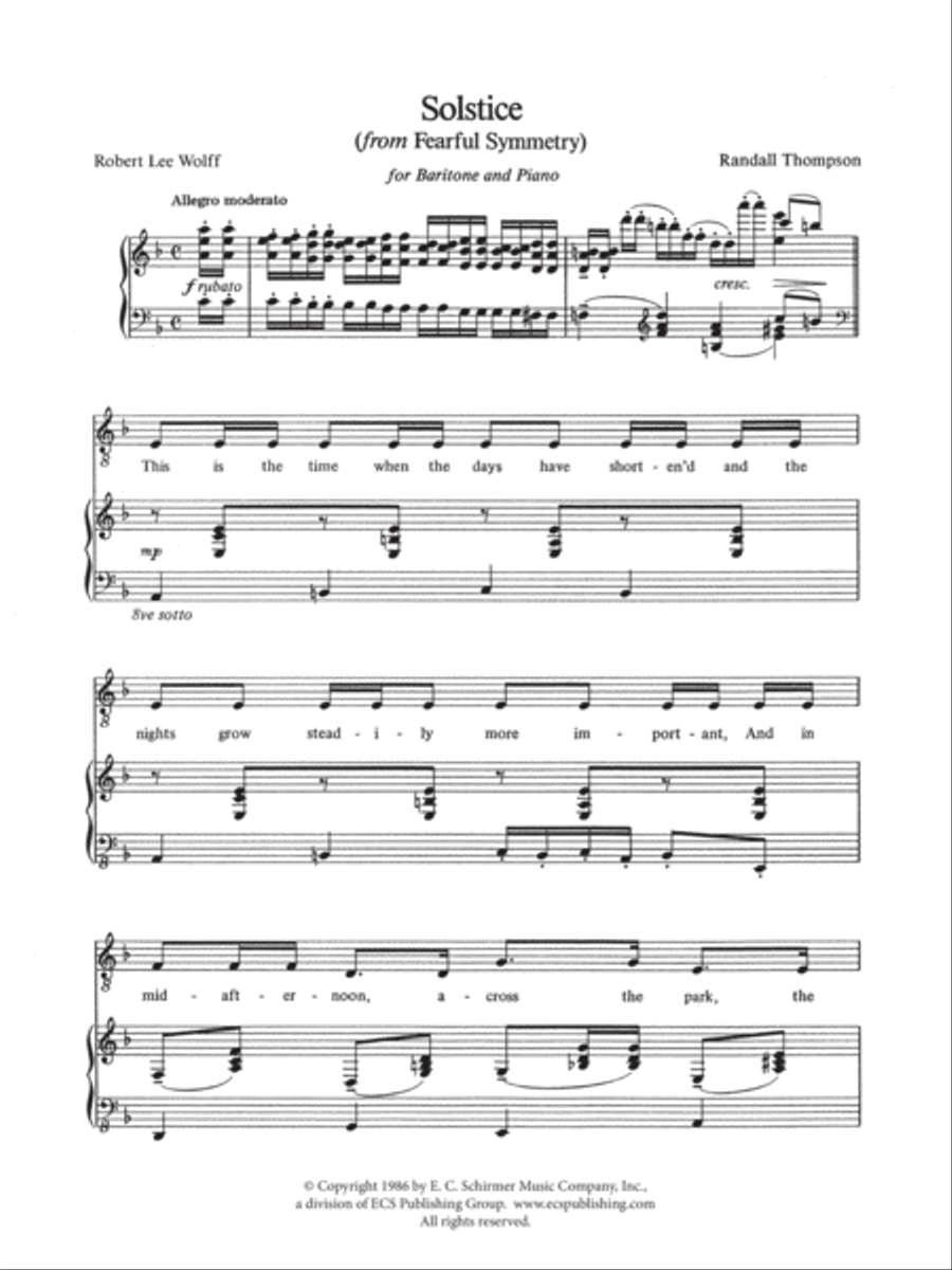 Solstice Soprano Voice scores gallery preview page 1