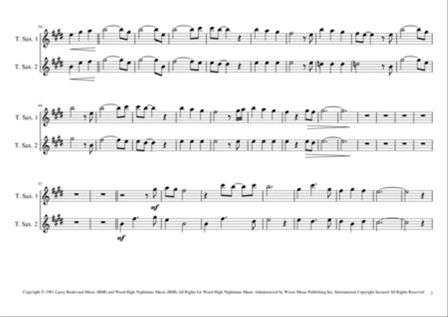 Open Arms Open Arms Woodwind Duet scores gallery preview page 2