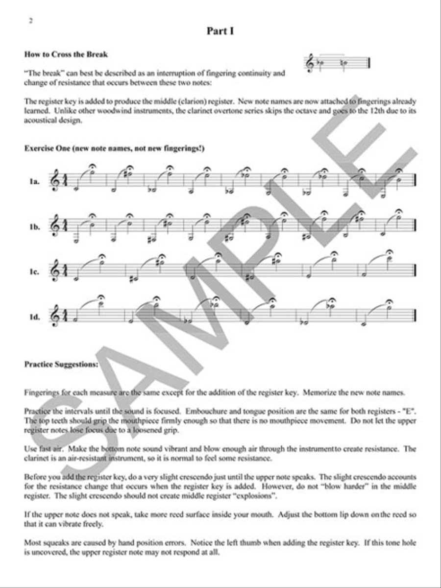 The Break Clarinet Solo scores gallery preview page 3