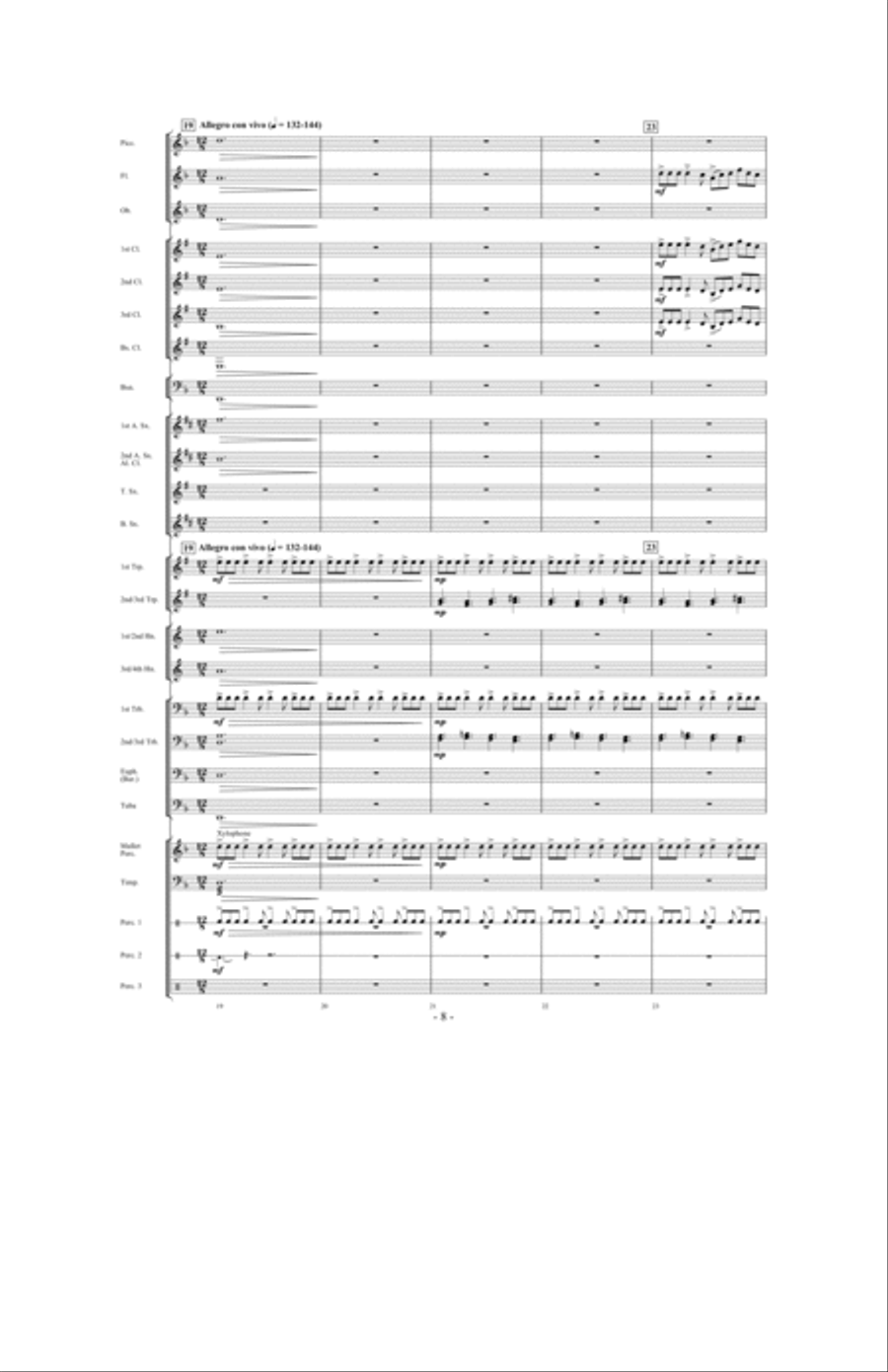 When The Tears Fell Concert Band scores gallery preview page 7