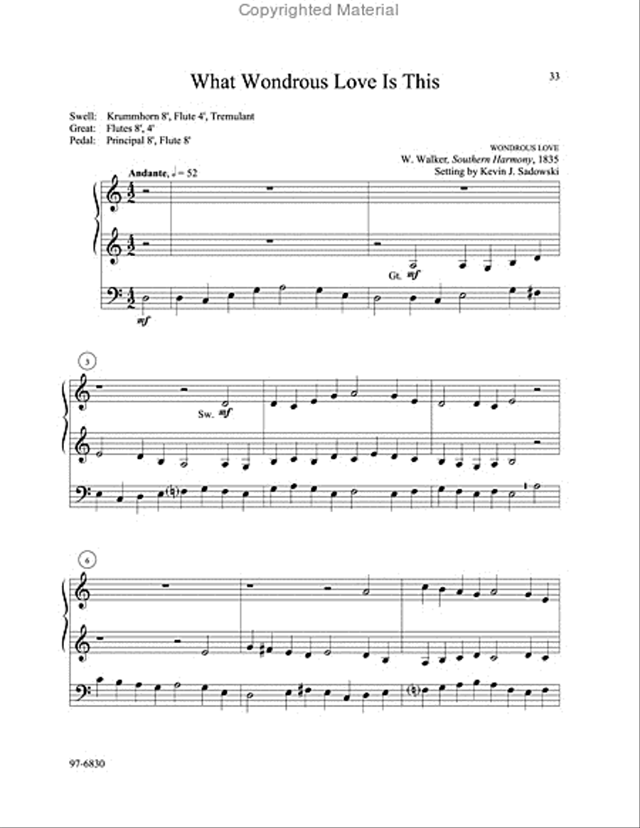 Twelve Hymn Preludes Organ scores gallery preview page 14