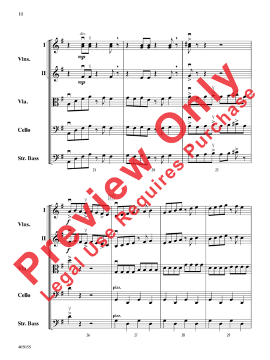 A Fiddler's Fancy String Orchestra scores gallery preview page 11