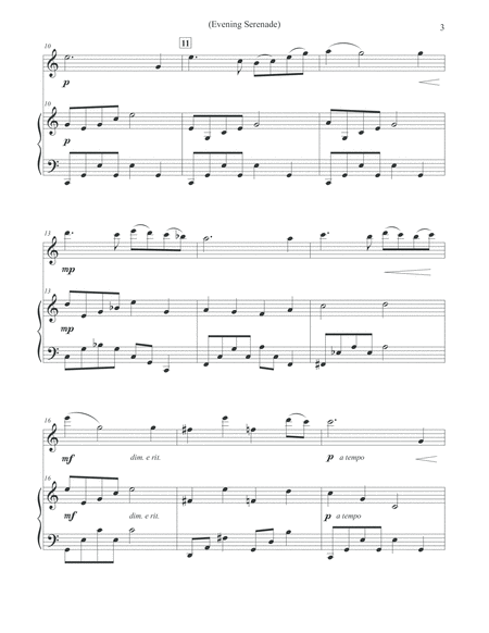 Evening Serenade - Violin & Piano image number null