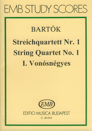Book cover for String Quartet No.1 Op.7