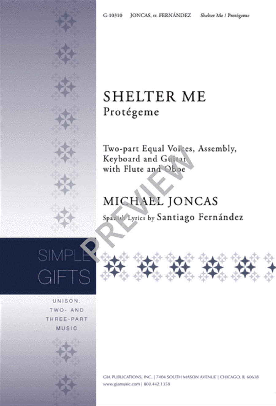 Shelter Me / Protégeme, Two-part edition 2-Part scores gallery preview page 2