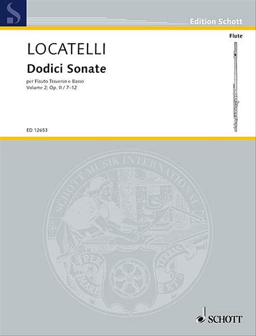 Dodici Sonate, Op. 2 Flute Solo scores gallery preview page 1