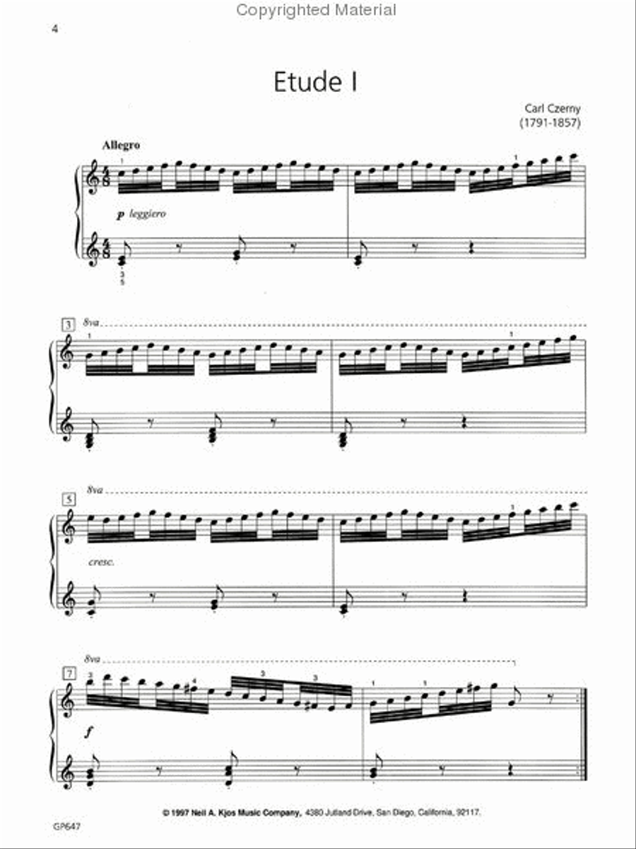 Piano Etudes Level 7 Piano Method scores gallery preview page 3
