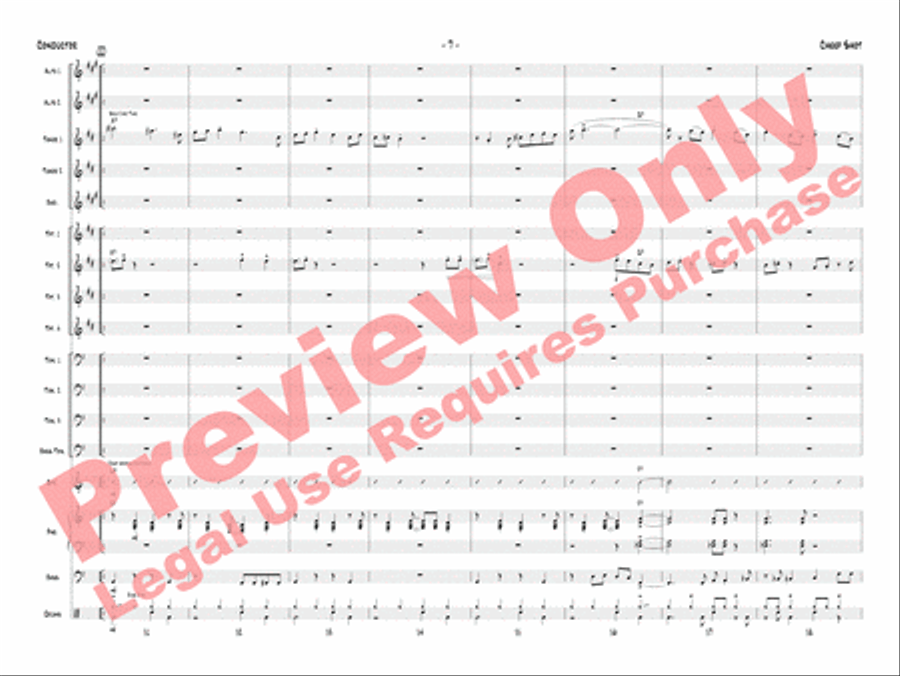 Cheep Shot Cheep Shot Jazz Ensemble scores gallery preview page 10