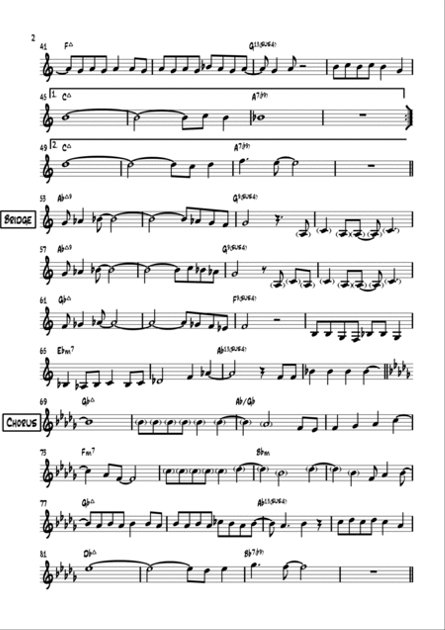 Leave The Door Open Piano scores gallery preview page 2