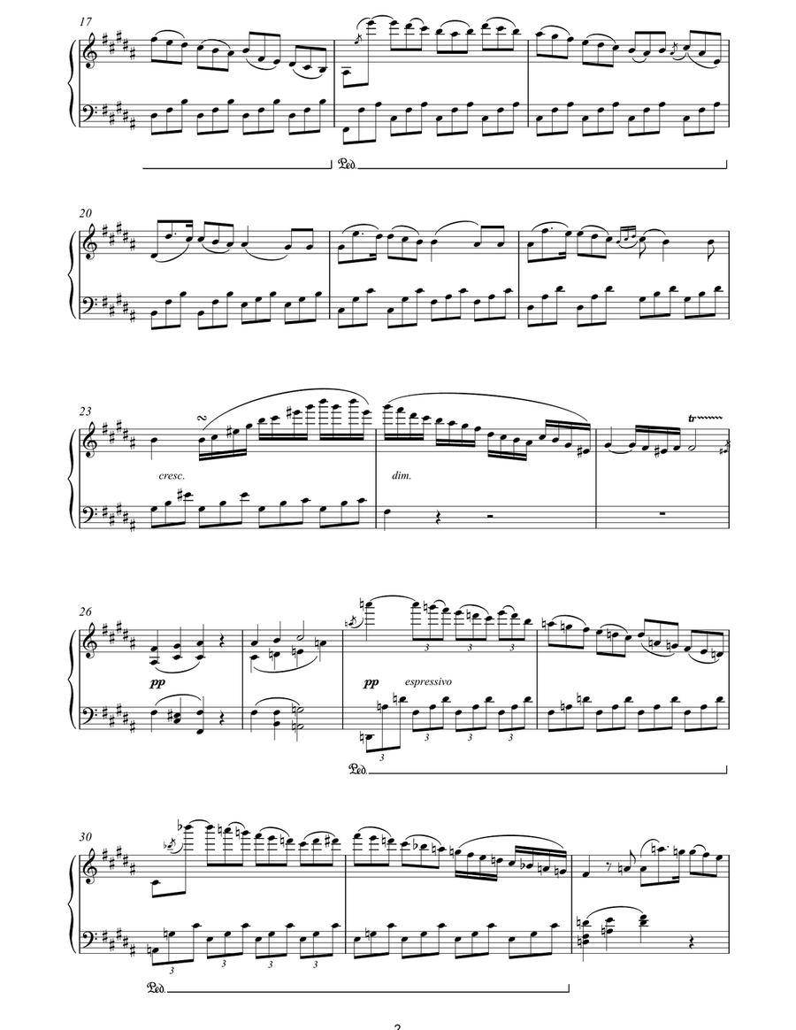 Piano Concerto No 5 'Emperor' Piano Solo scores gallery preview page 2