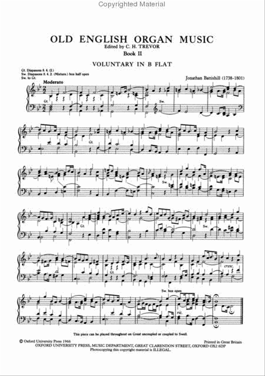 Old English Organ Music for Manuals - Book 2 Organ Solo scores gallery preview page 2
