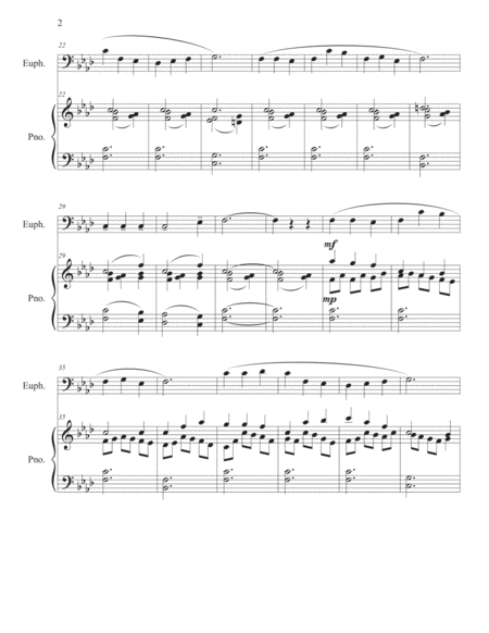 "Reflection" for Euphonium with Piano Accompaniment image number null