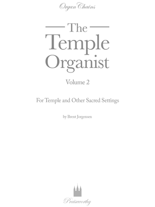 Book cover for The Temple Organist Vol. 2