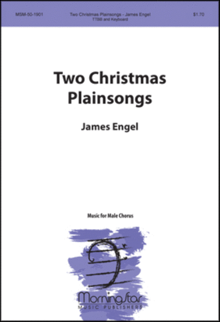 Two Christmas Plainsongs for Male Chorus TTBB scores gallery preview page 1