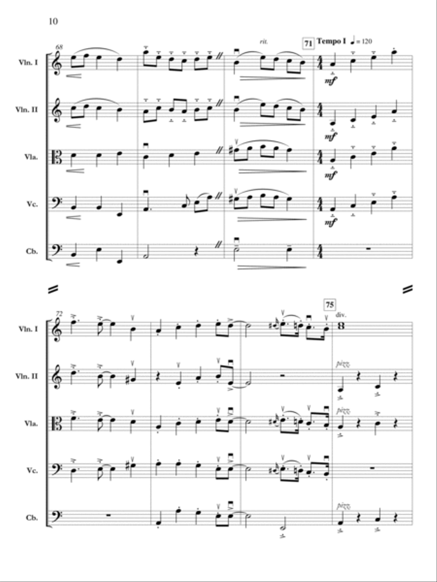Fogland Beach Blues Orchestra scores gallery preview page 10