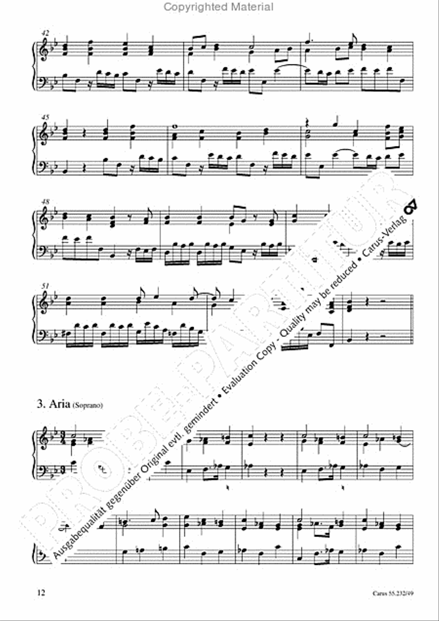 Dixit Dominus (The Lord said unto my Lord) Organ scores gallery preview page 15