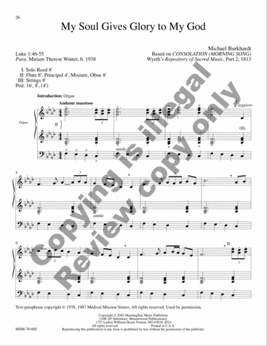 Savior of the Nations, Come (Full Score) Choir scores gallery preview page 56
