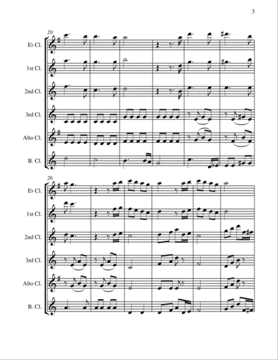 Christmas Time Woodwind Quintet scores gallery preview page 6