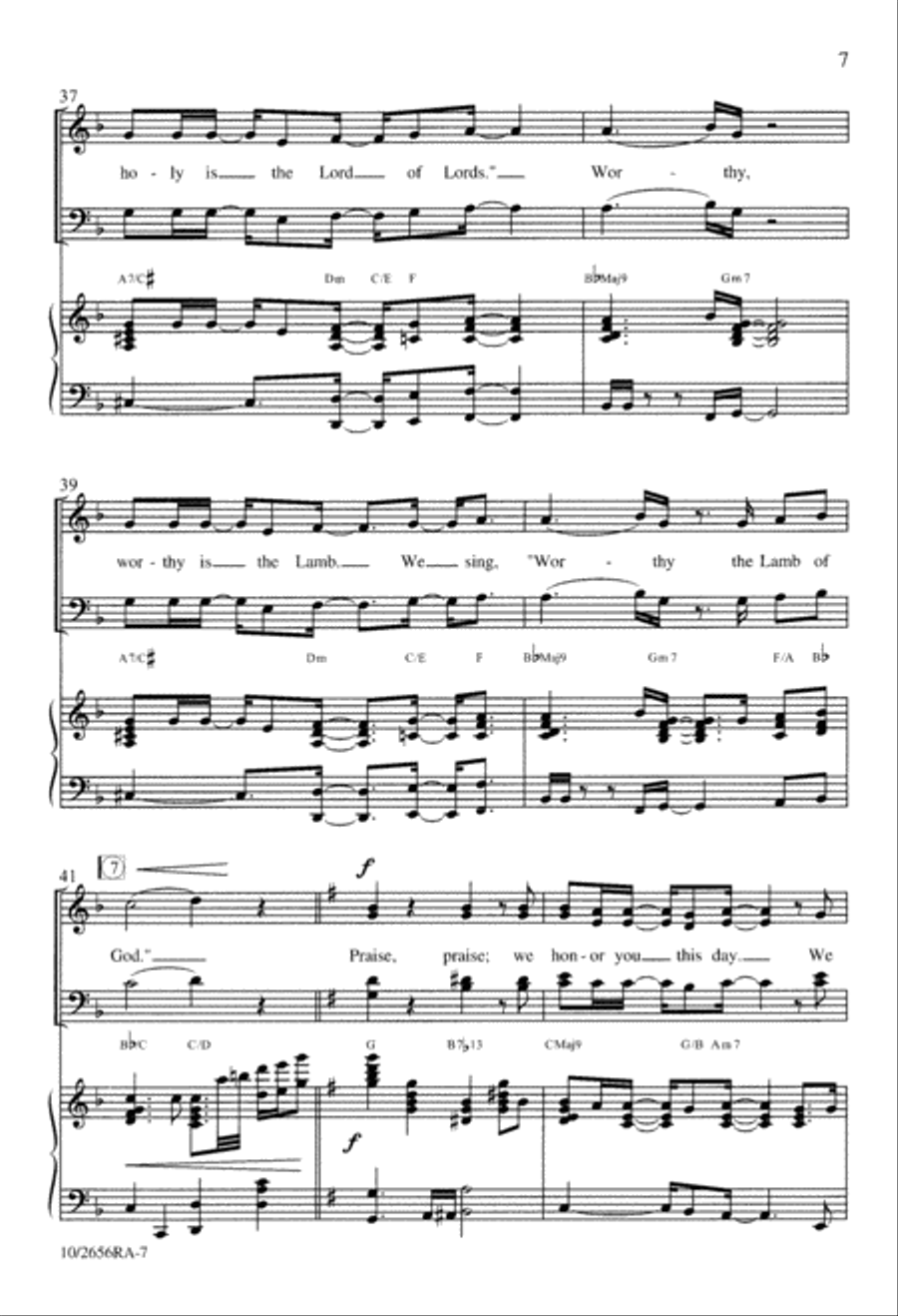 Praise 4-Part scores gallery preview page 7