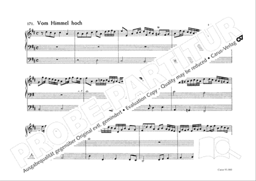 Orgelschule Orgelschule Organ scores gallery preview page 124