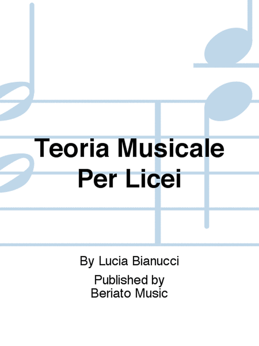 Teoria Musicale Per Licei