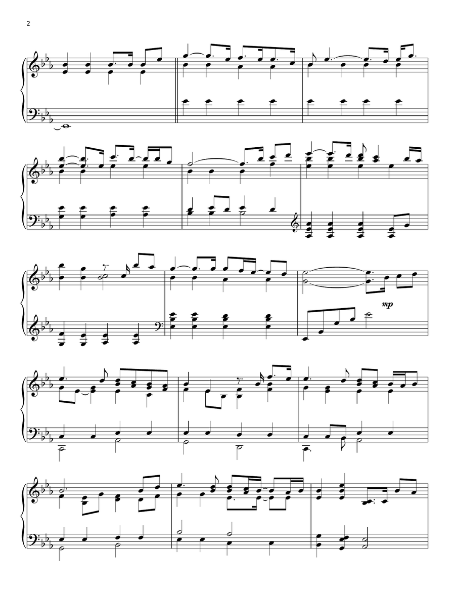 You Raise Me Up Piano Solo scores gallery preview page 2