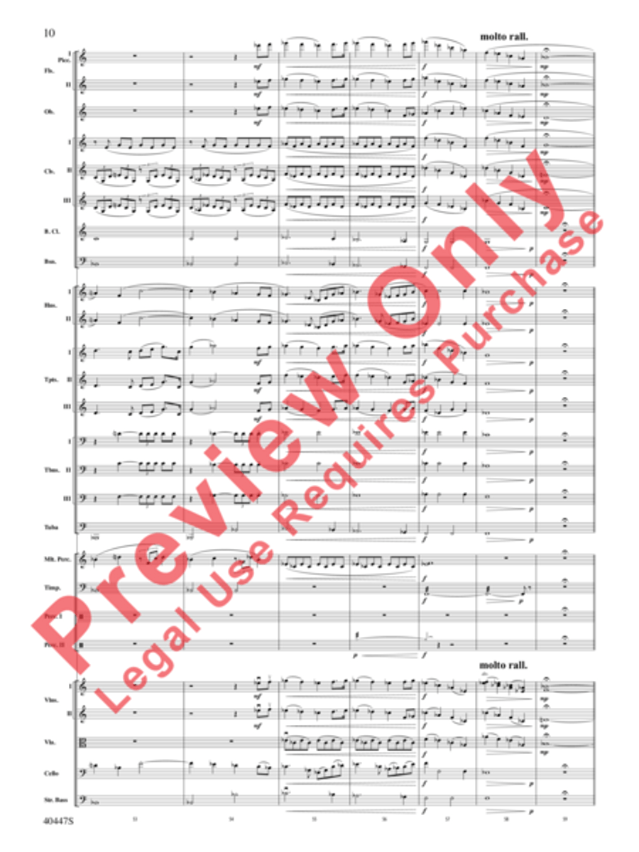 Triumph of the Argonauts Full Orchestra scores gallery preview page 11