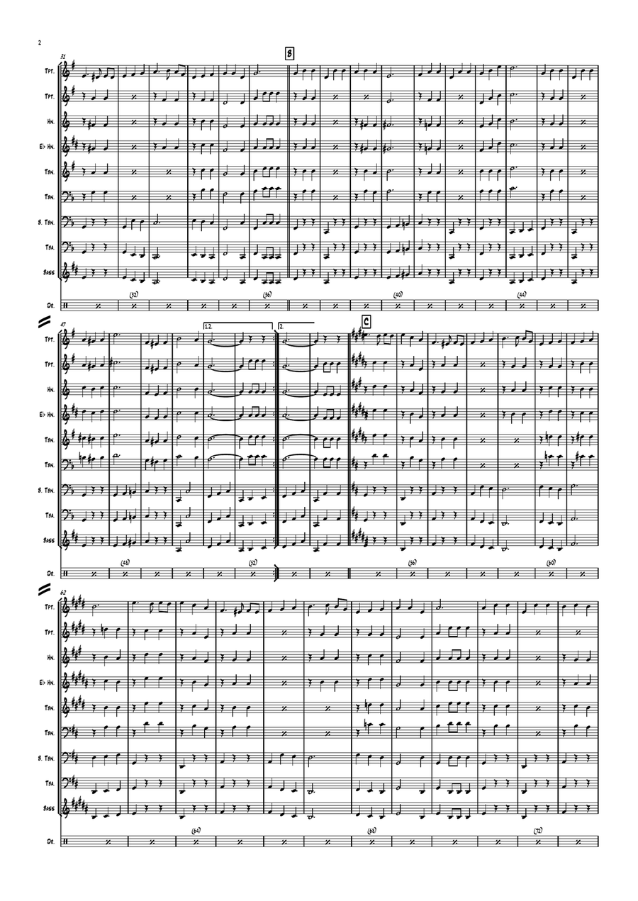 Oom-pah-pah Brass Ensemble scores gallery preview page 2