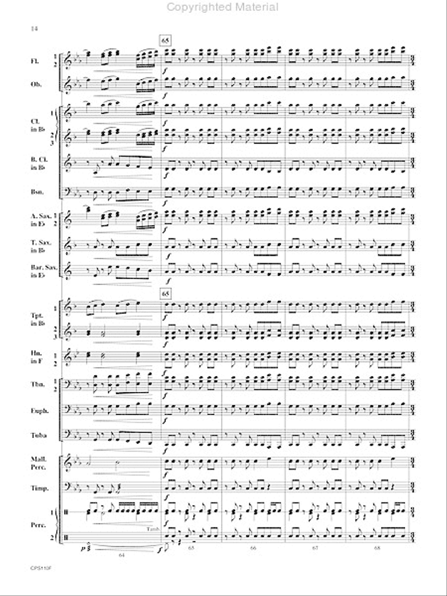 Mystic Portal Concert Band scores gallery preview page 15
