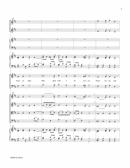 Sing the Songs of Bethlehem (Downloadable Full Score) image number null