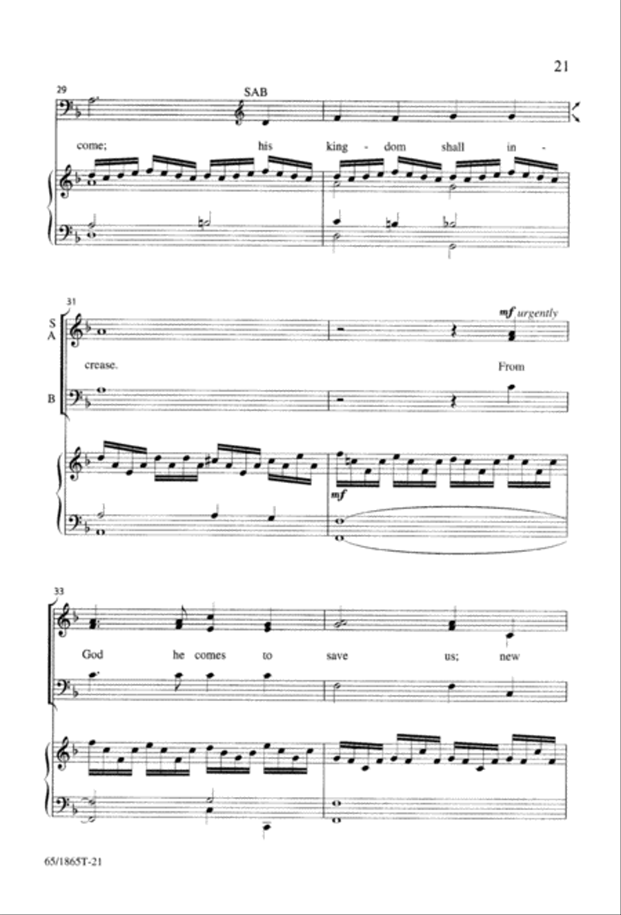 A Great Light A Great Light 3-Part scores gallery preview page 23