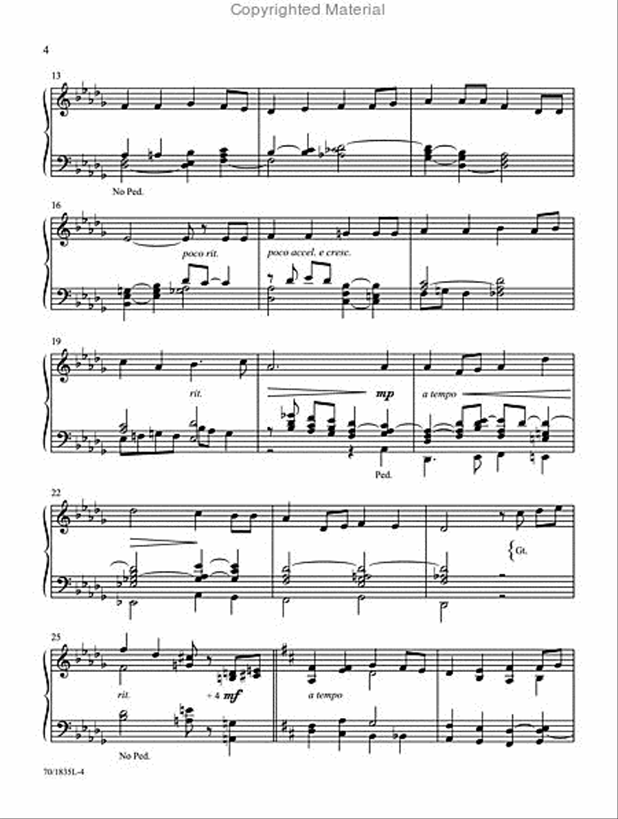 Mark Hayes: Carols for Organ Organ Solo scores gallery preview page 3
