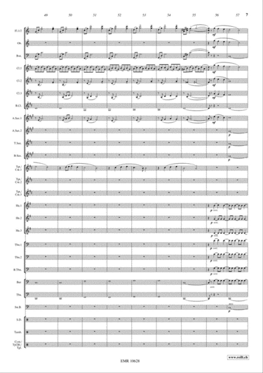 Bella Italia Bella Italia Concert Band scores gallery preview page 8