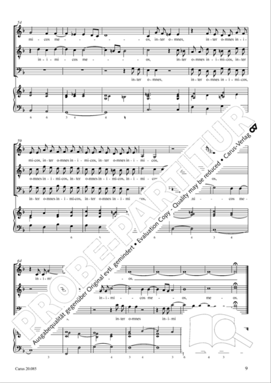Domine, ne in furore tuo arguas me Score scores gallery preview page 10