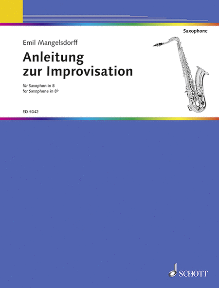 Intro To Sax Improv. (german Text)