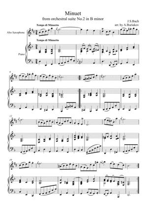Minuet and Scherzo from orchestral suite No.2 in B minor