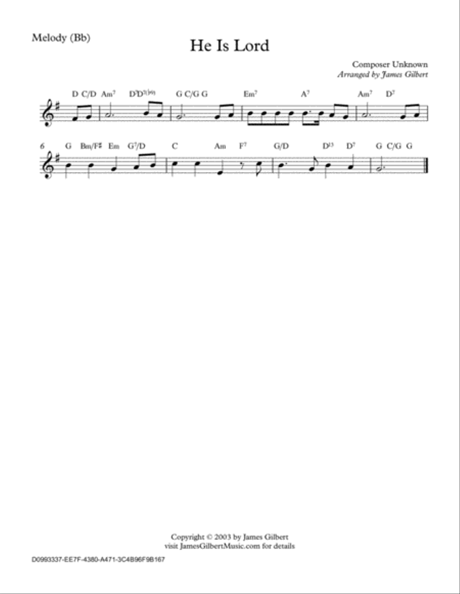 He Is Lord Small Ensemble scores gallery preview page 6