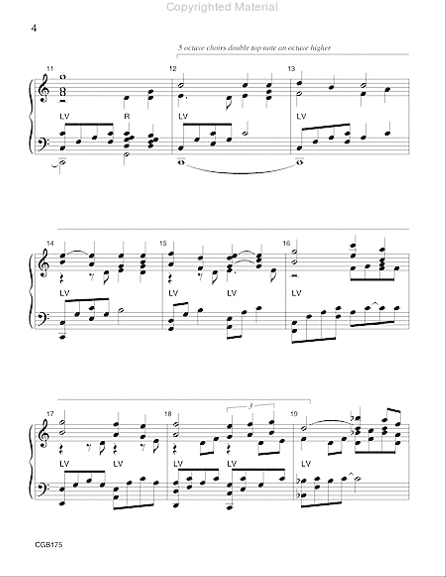 Meditation on Beautiful Savior (3, 4, or 5 octaves)
