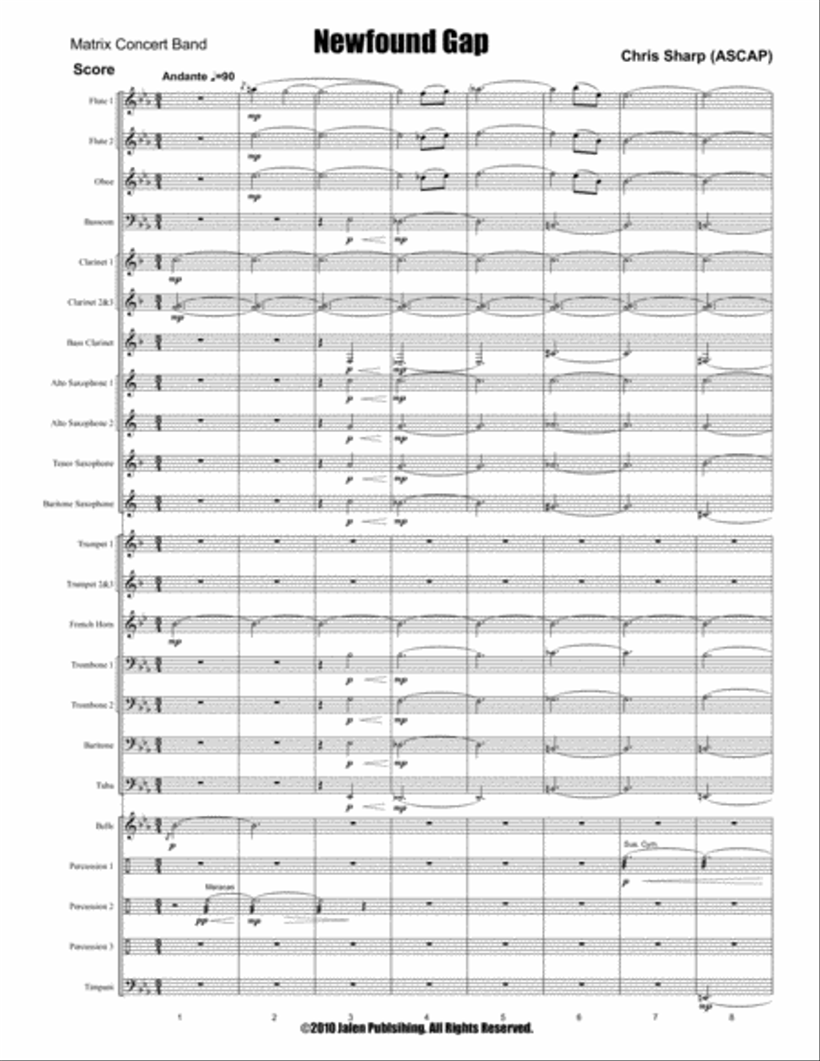 Newfound Gap Newfound Gap Concert Band scores gallery preview page 2