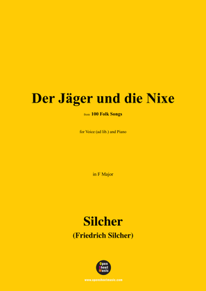 Silcher-Der Jäger und die Nixe,for Voice(ad lib.) and Piano